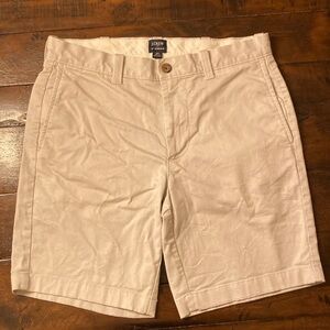 J. Crew Men's Beige Flat Front Shorts